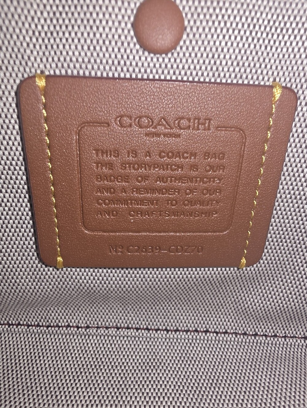 Coach Pocket Juliet Bag 30 - Picture 11 of 12